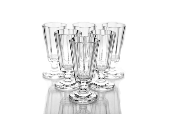 Set of 6 crystal glasses "Lafitnik"