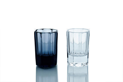 Set of 6 crystal glasses for strong drinks (colorless)