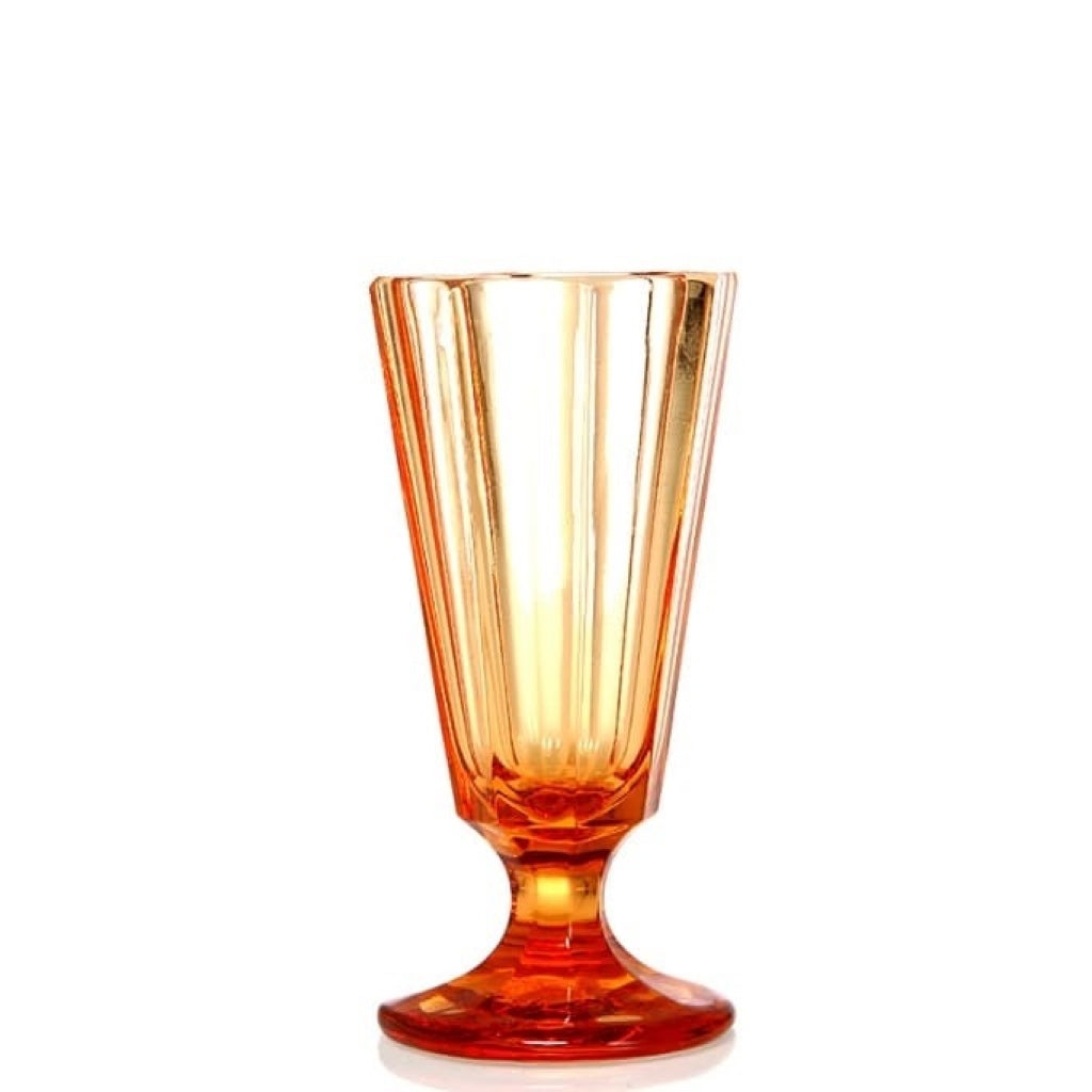 Set of 6 crystal glasses-Lafitnik (amber)