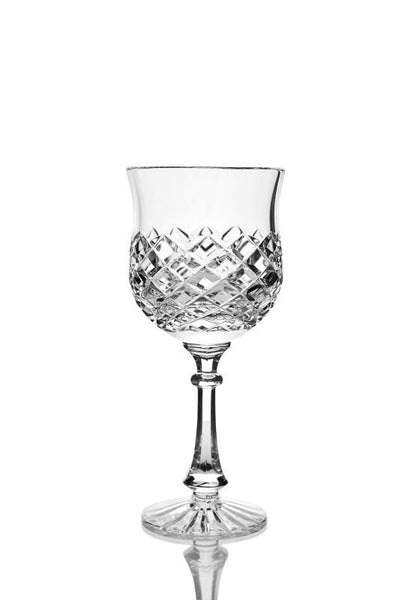 Set of 6 crystal glasses "Tulip" (colorless)