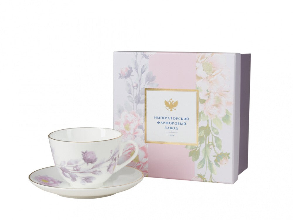 GIFT SET 250 ML "GENTLE PEONY", FIGURY FORM "SPRING", PURPLE