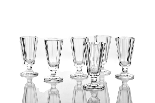 Set of 6 crystal glasses "Lafitnik"