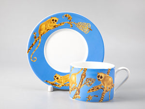 CUP AND SAUCER LEMURIA, BLUE