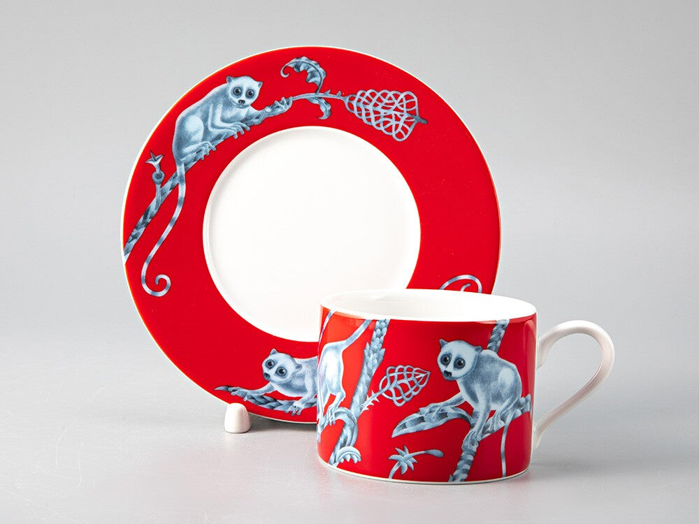 CUP AND SAUSER LEMURIA, RED