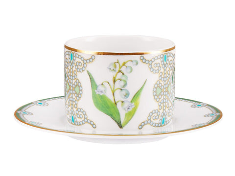 CUP AND SAUCER "LILY OF THE VALLEY"